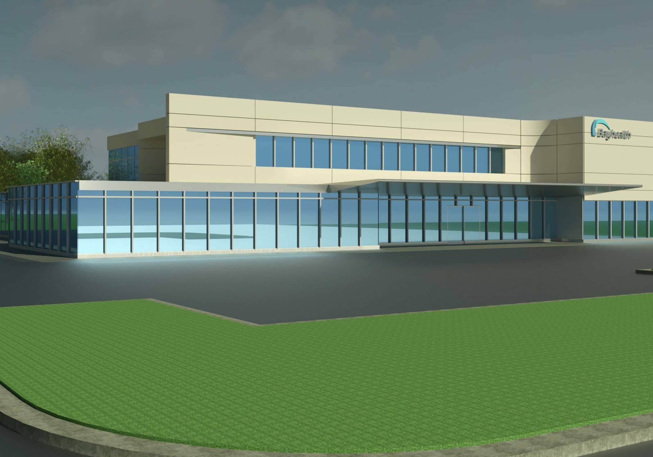 Artist's rendering of a planned Bayhealth medical facility near Milton. Image courtesy of Bayhealth