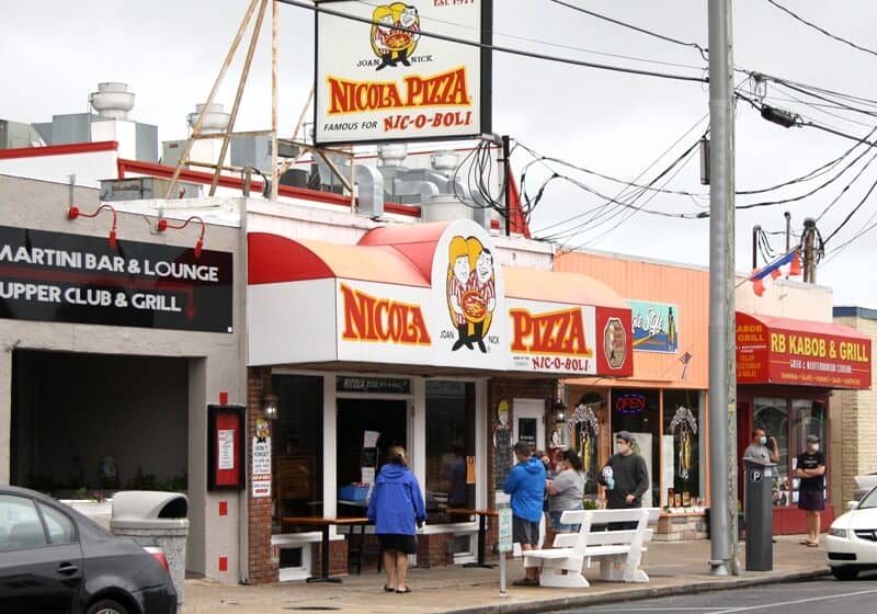 Nicola Pizza at 8 North First Street in downtown Rehoboth Beach. Image courtesy WGMD/Alan Henney