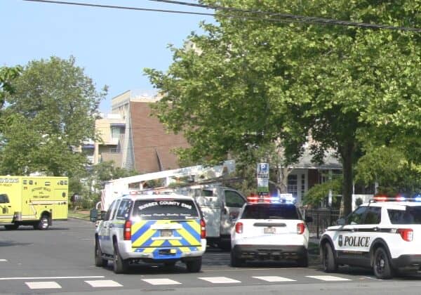 Rehoboth Beach police investigate after a woman was found dead in the ocean block of Olive Avenue on May 21. Image courtesy WGMD/Alan Henney