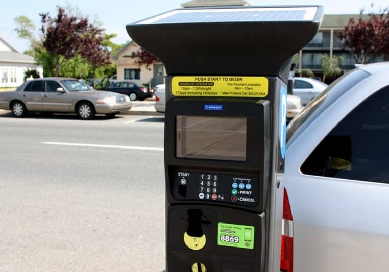 Parkeon parking meters in Rehoboth Beach  