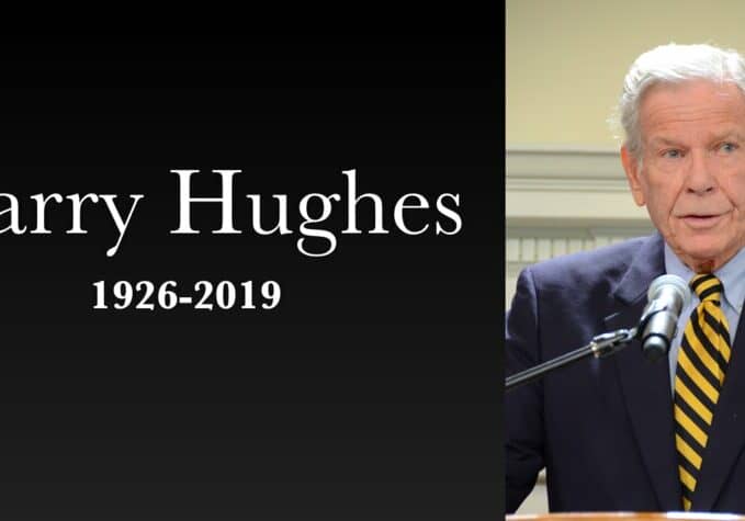 Image of Hughes courtesy of the Capital Gazette Newspaper. Appropriate credit is found in the upper right hand corner