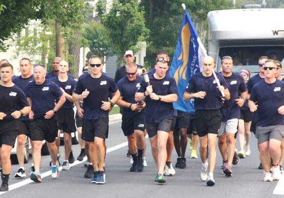 Archive photo:  Law Enforcement Torch Run in 2023