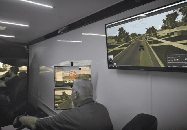 Delaware now has an impaired driving simulator (photo courtesy of Delaware Division of Alcohol and Tobacco Enforcement)