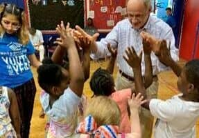 Senator Tom Carper visited the Laurel Boys and Girls Club Friday (photo courtesy of Senator Tom Carper's Office)