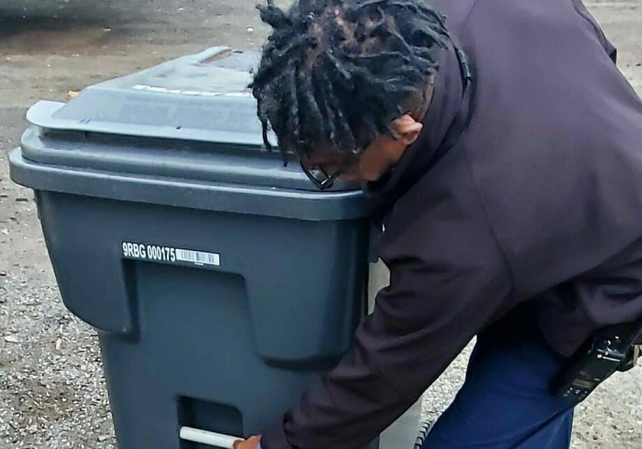 Refuse container (photo courtesy of City of Rehoboth Beach)