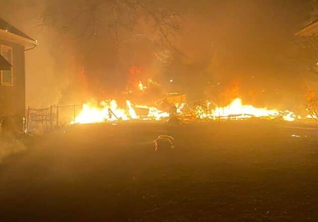 Salisbury Fire, Feb, 12th (photo courtesy of Md. State Fire Marshal's Office)