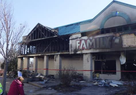 Dollar store fire in Centerville (photo courtesy of Md. State Fire Marshal's Office)