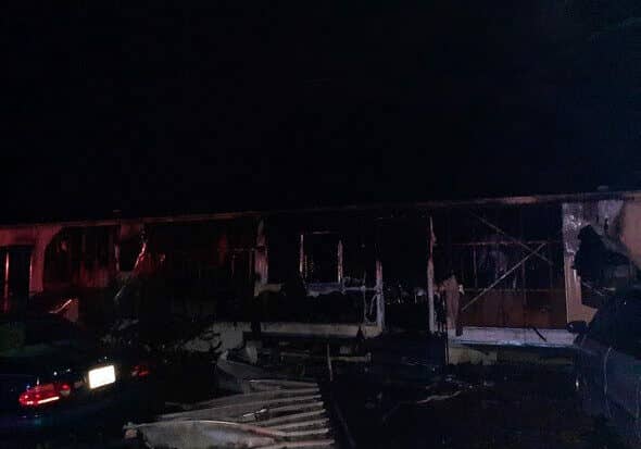 Easton House Fire (photo courtesy, Md. Fire Marshal)