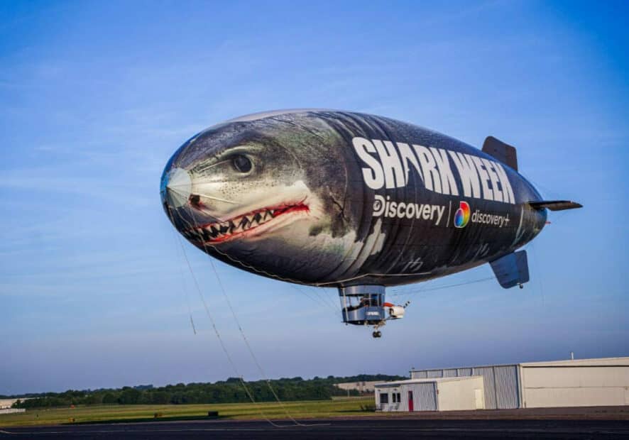 Shark Week Blimp (photo courtesy of the Discovery Channel)