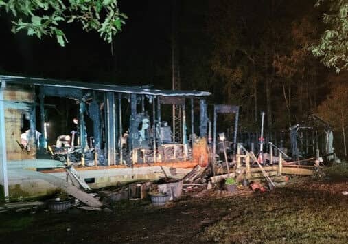 Fatal fire in Salisbury Aug. 15th (photo courtesy of Maryland State Fire Marshal's Office)