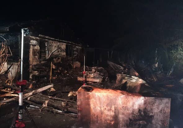 Salisbury fire (photo courtesy of Maryland State Fire Marshal's Office)