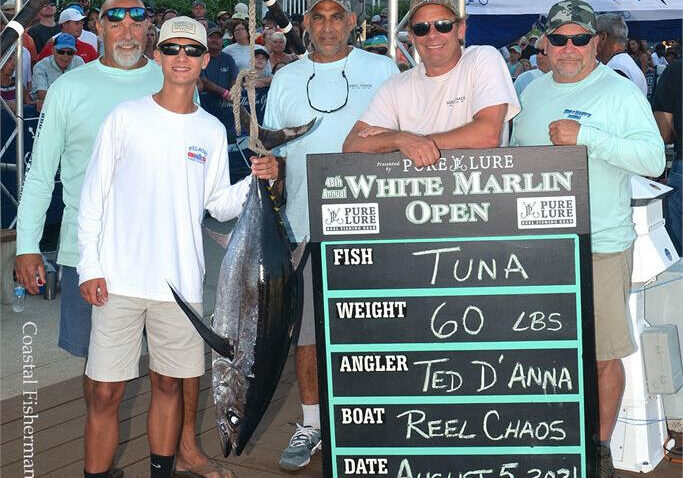 Photo courtesy of the White Marlin Open (Thursday tuna prize winner)