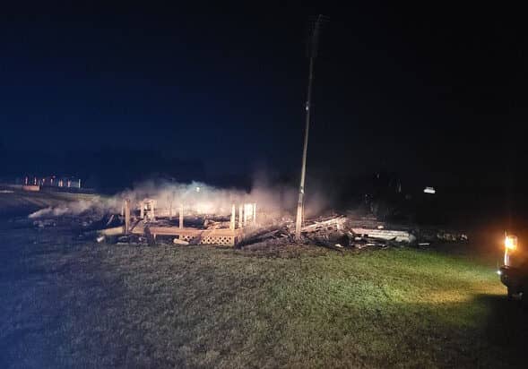 House fire, Mardela Springs (photo: Md. State Fire Marshal's Office)