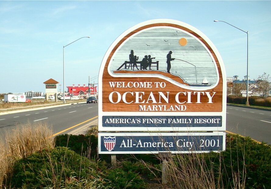 ocean city sign